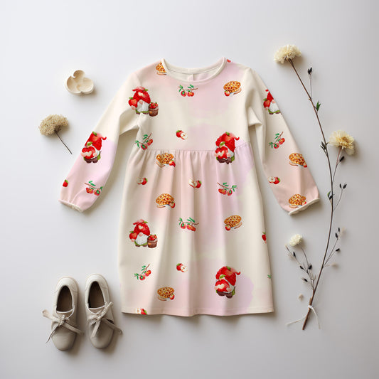 Stoffe Meterware "Apfelzauber" - Jersey oder French Terry