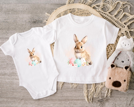 Bügelbilder für Textilien "kleiner Osterhasen"