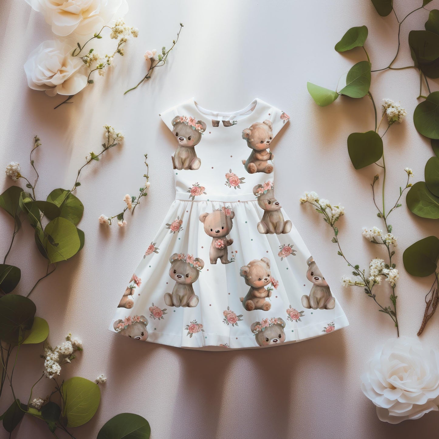 French Terry Stoffe "süßen Bären" -1m