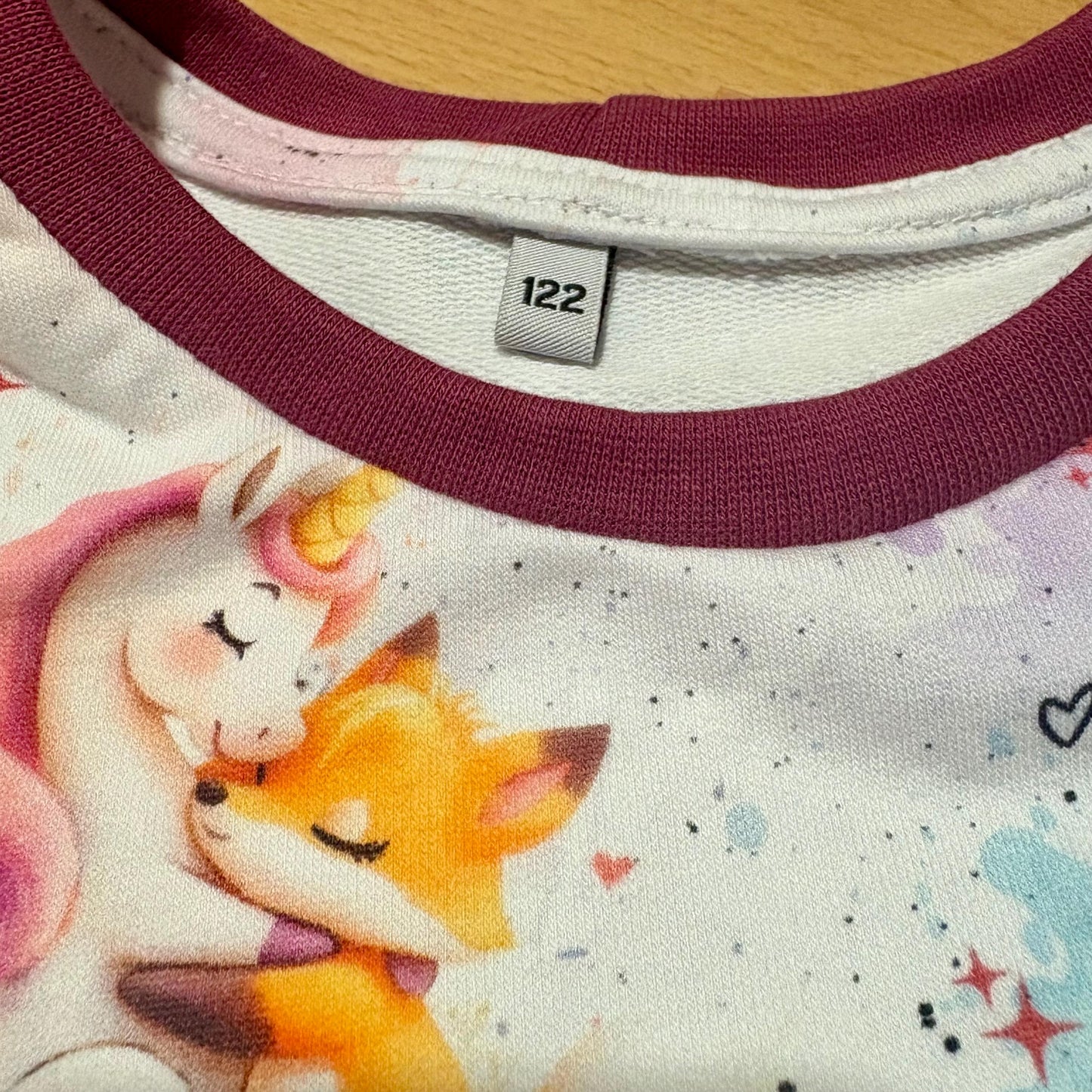 Drehkleid "Einhorn & Fuchs" aus French Terry