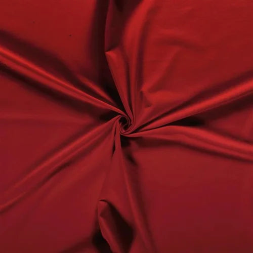 Uni Stoff Meterware - French Terry in rot