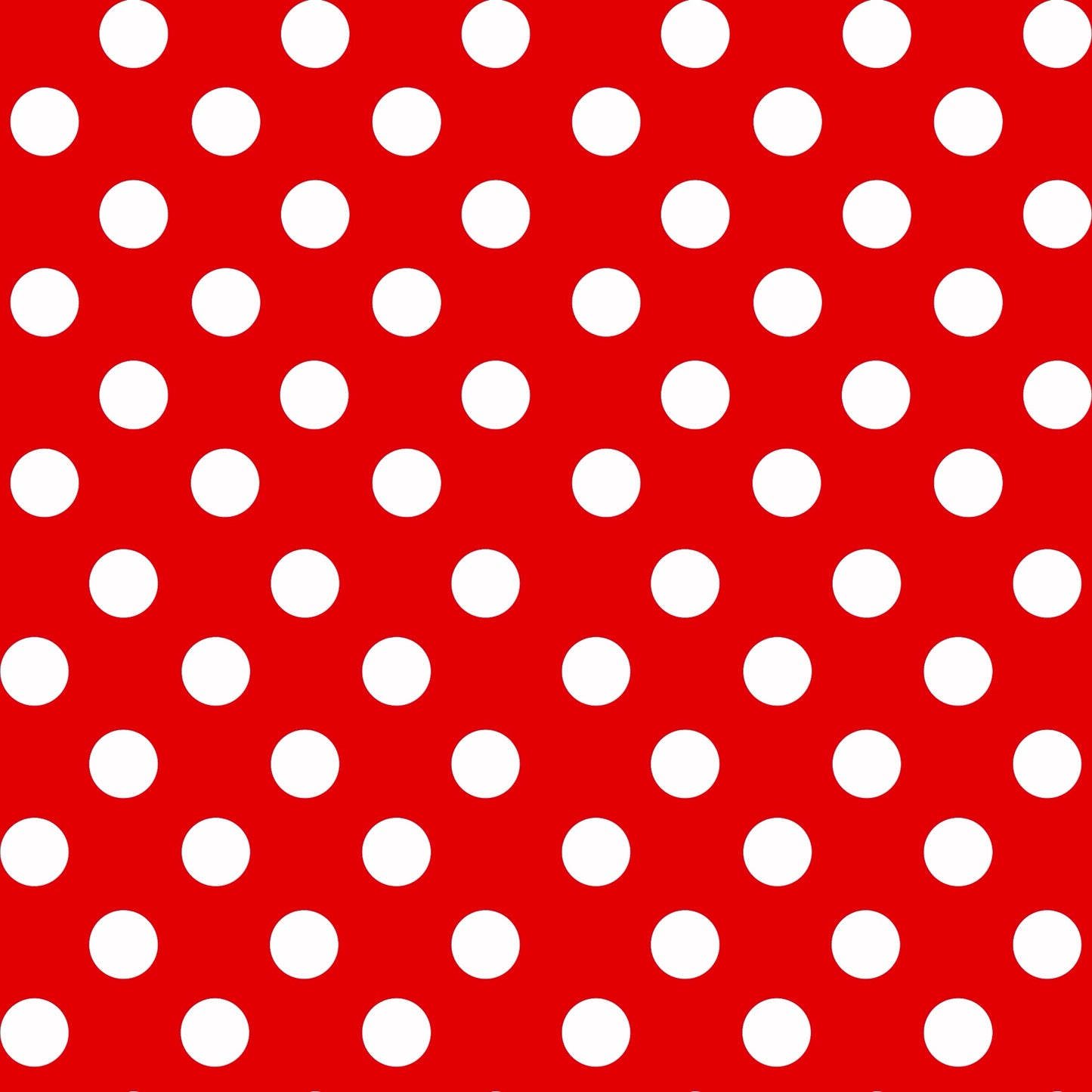 Kunstleder Meterware „weiße Dots" in rot