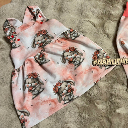 Frühlingshase | Hasen Stoff Meterware | Kinderstoff