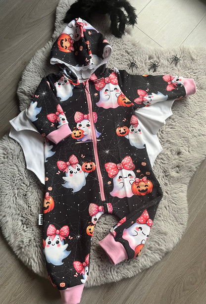 Stoffe Meterware "Spooky Cutie" - Jersey oder French Terry