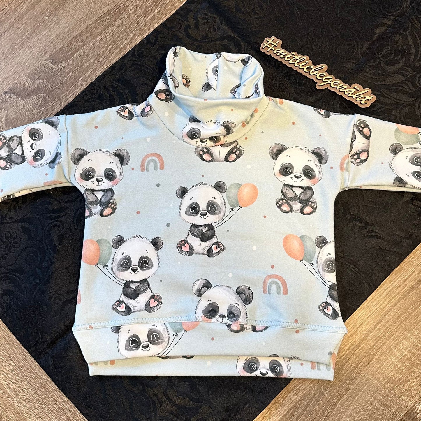 kleiner Panda | Panda Stoff Meterware | Kinderstoff