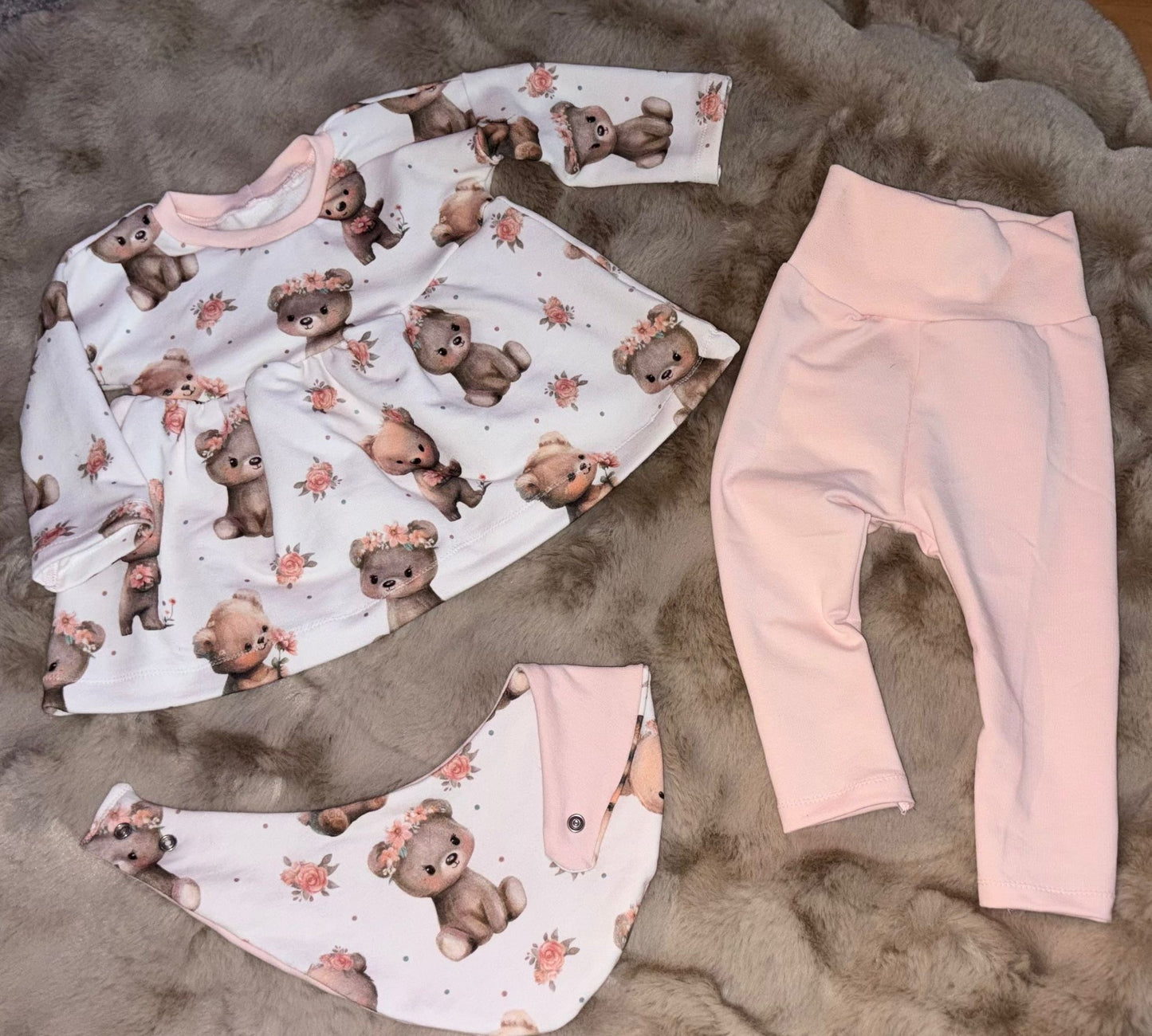 Jersey | Rib Jersey | French Terry Stoffe "süßen Bären"