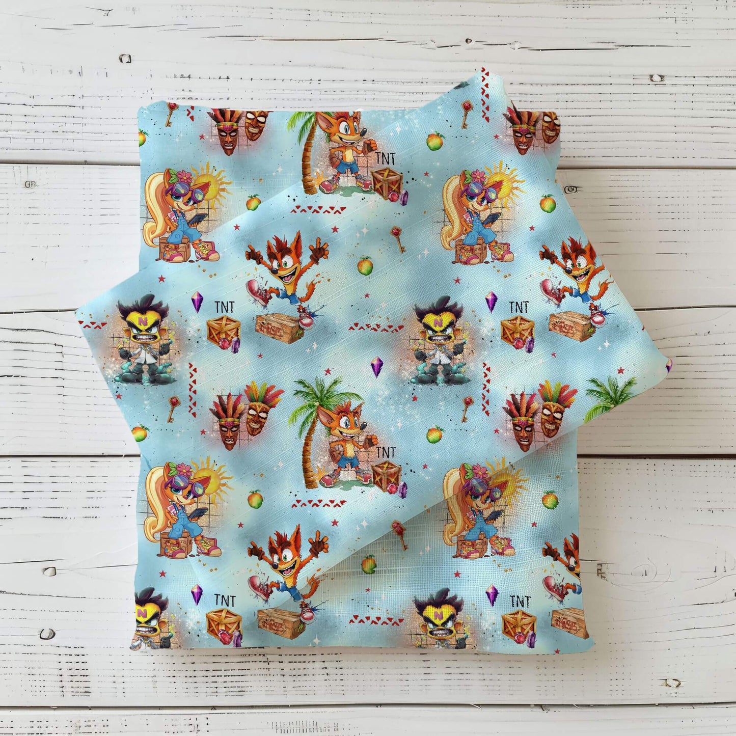 Stoffe Meterware "Crashiges Chaos" - Jersey oder French Terry