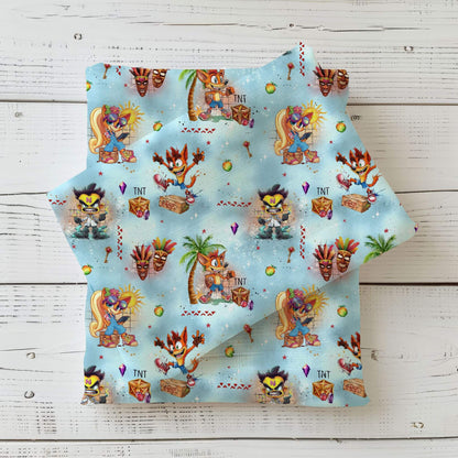 Stoffe Meterware "Crashiges Chaos" - Jersey oder French Terry