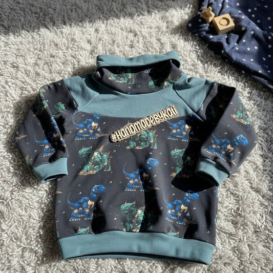 Robo Dinos | Dino Stoff Meterware | Kinderstoff