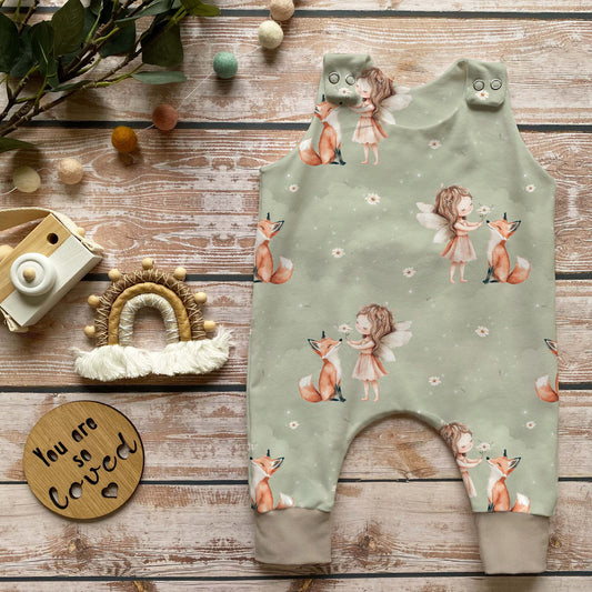 MHandmade Baby Strampler "Fee & Fuchs"