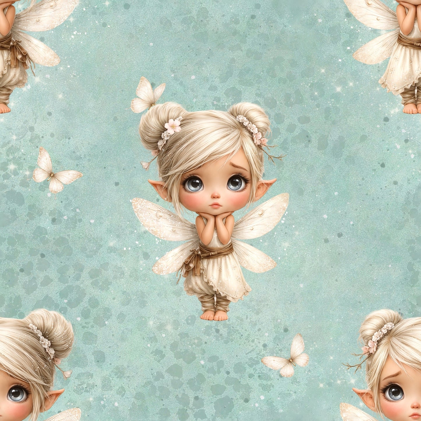 Zauberfee Magic | Feen Stoff Meterware | Kinderstoff