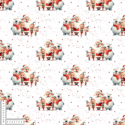 Jersey | Rib Jersey | French Terry "Weihnachtsfreunde“ - Kinderstoff