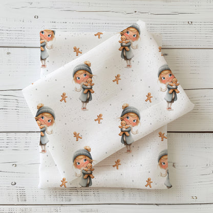 Jersey | Rib Jersey | French Terry "Lebkuchenliebe“ Girl Edition - Kinderstoff