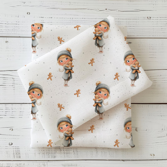 Jersey | Rib Jersey | French Terry "Lebkuchenliebe“ Girl Edition - Kinderstoff