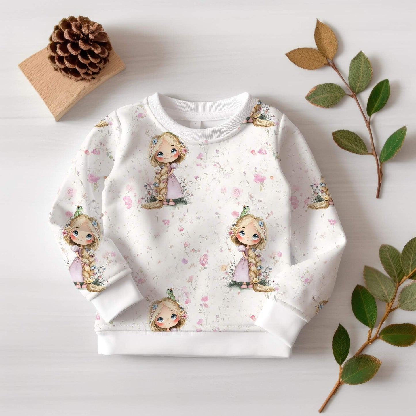 Jersey oder French Terry Meterware "Märchenliebe"