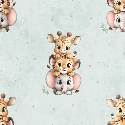 Jersey | Rib Jersey | French Terry – „Dschungel Minis“  –  Stoff