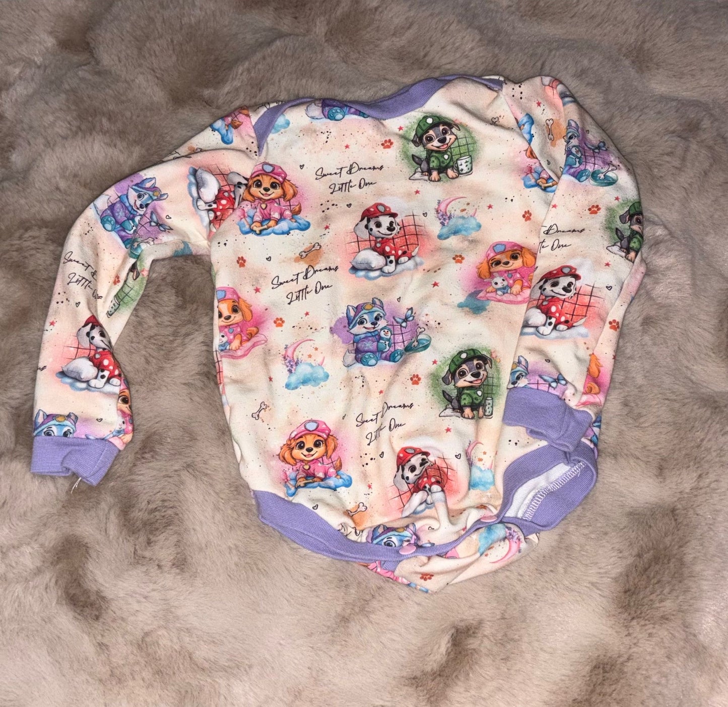 Kinderstoff Jersey Meterware "Sweet Dreams Fellnasen" - 0,5m