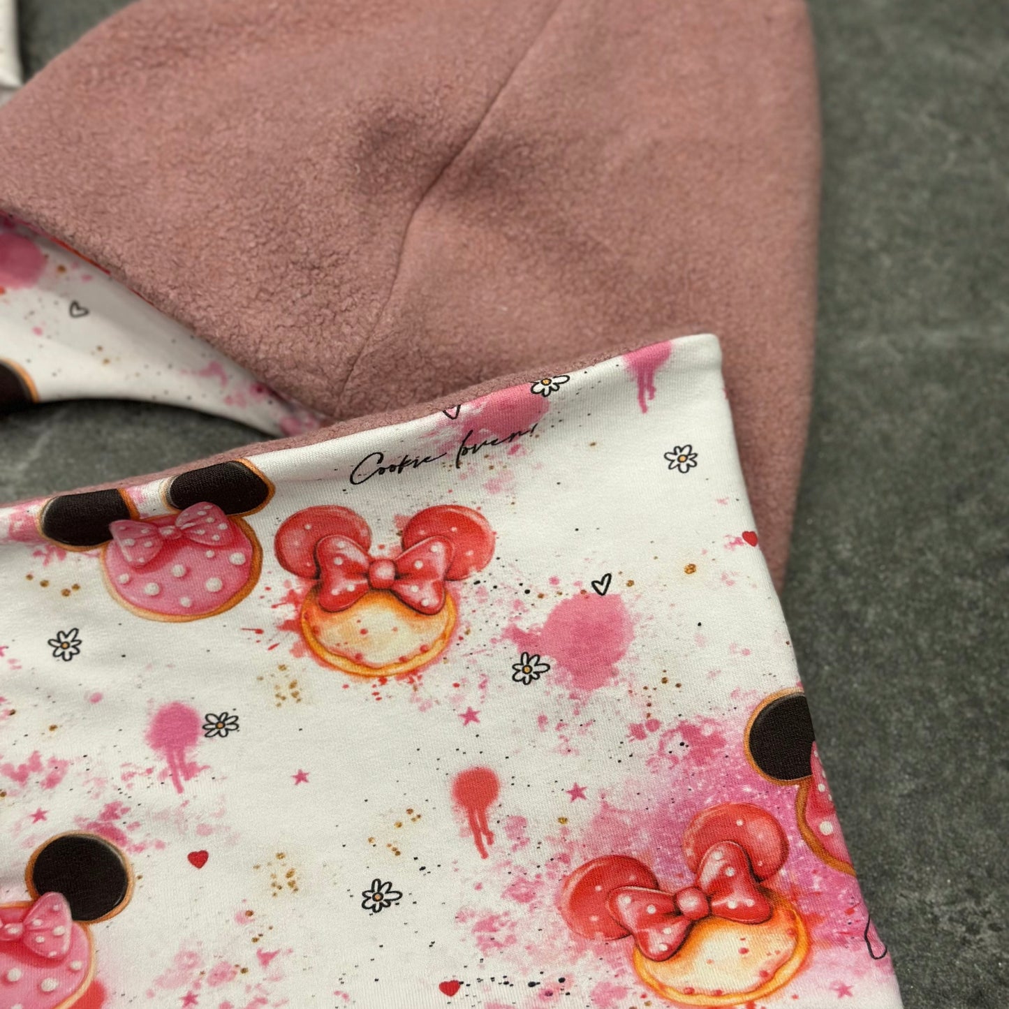 Kinderstoff Jersey Meterware  "Cookie Lover" - 0,5m