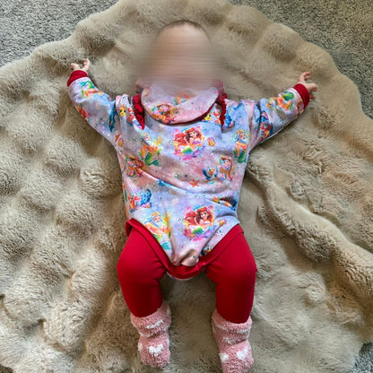 Kinderstoff Meterware in Jersey – "Water Queen" - 0,5m