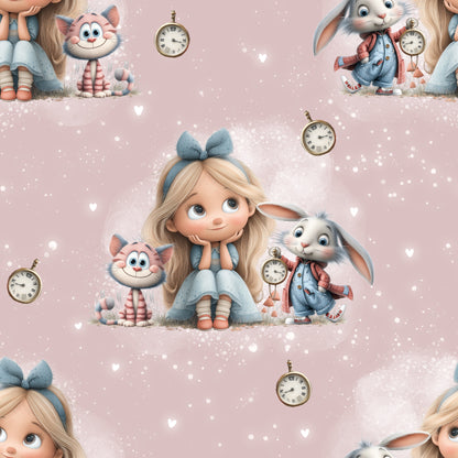 Jersey | Rib Jersey | French Terry "Mädchen im Wunderland"