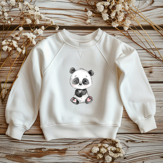 Bügelbilder für Textilien "kleiner Panda"