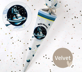 Personalisierte Schultüte "Fishing For Galaxies"