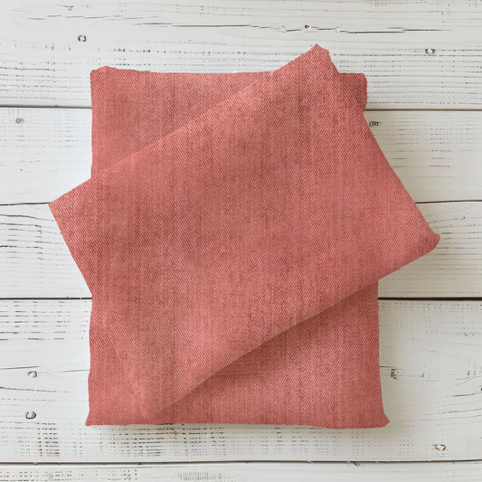 Jersey | French Terry - „Demin" rot | Kombi