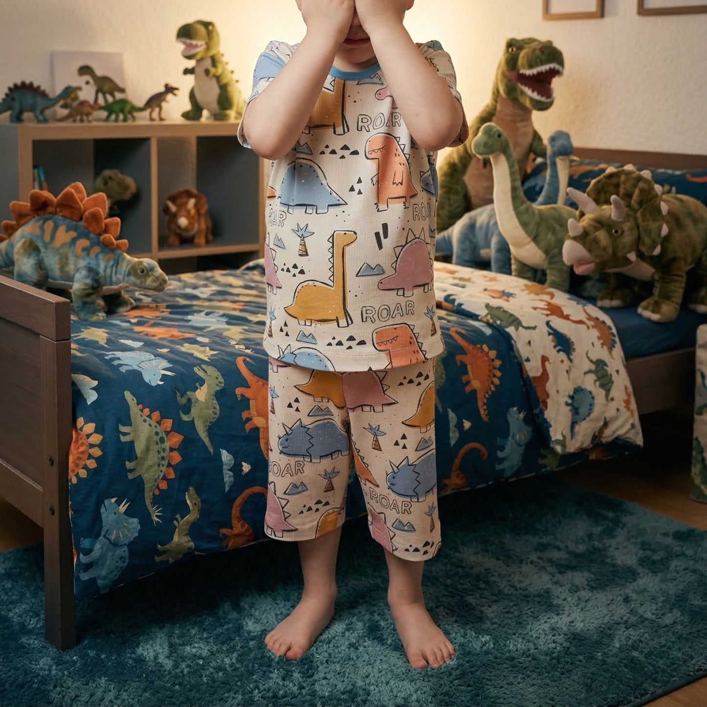 Mini Dino Roar | Dino Stoff Meterware | Kinderstoff