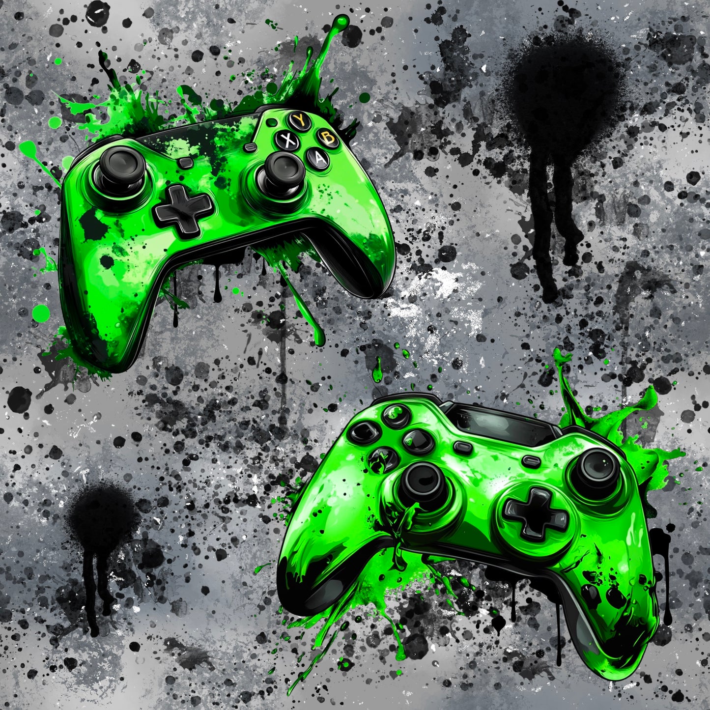 Next Level Gamer | Gaming Stoff Meterware | Kinderstoff