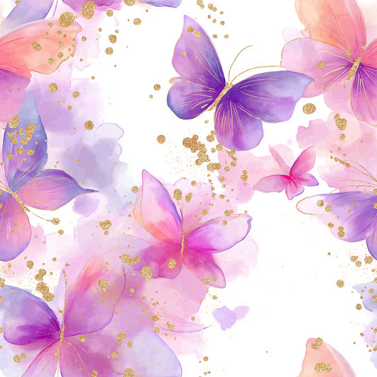 Schmetterlingstraum | Schmetterling Stoff Meterware | Kinderstoff