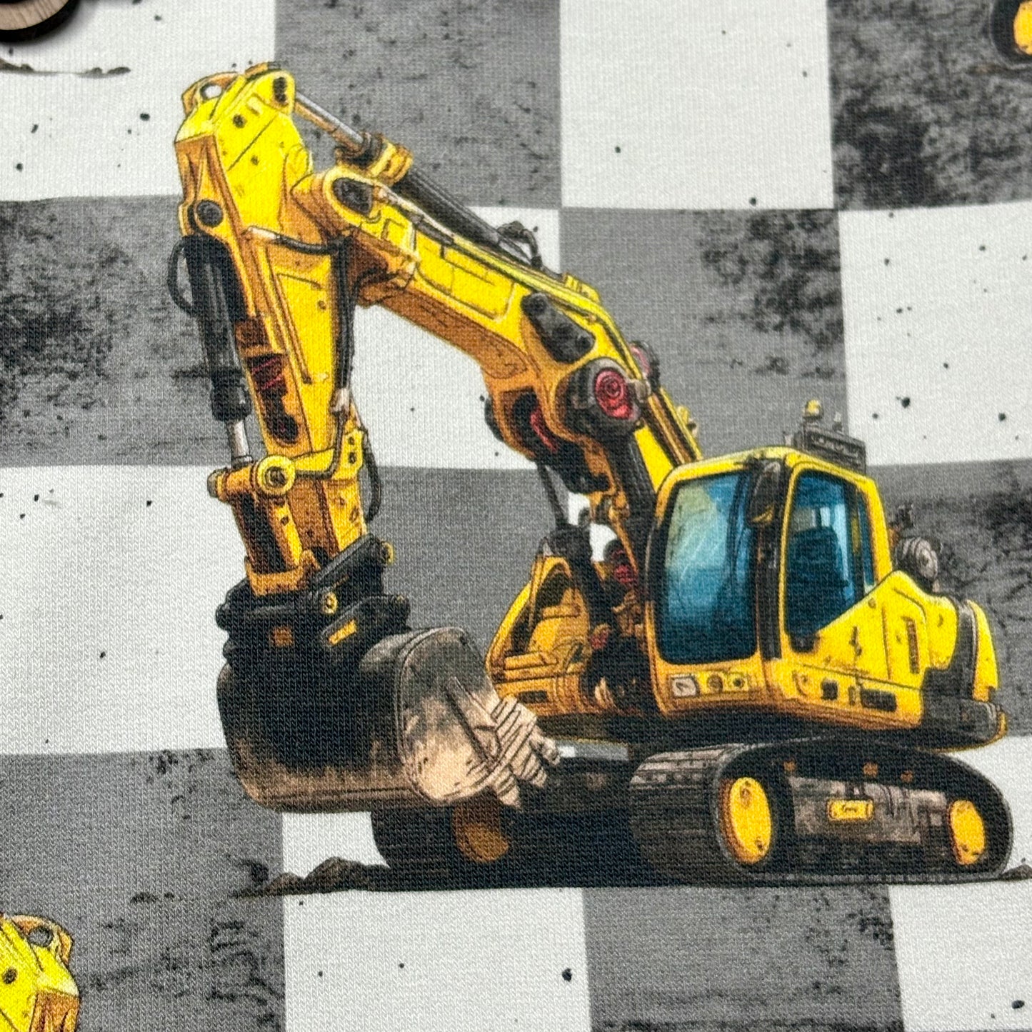 Softshell | Baumwolle| Musselin | Minky "Bagger" Karo