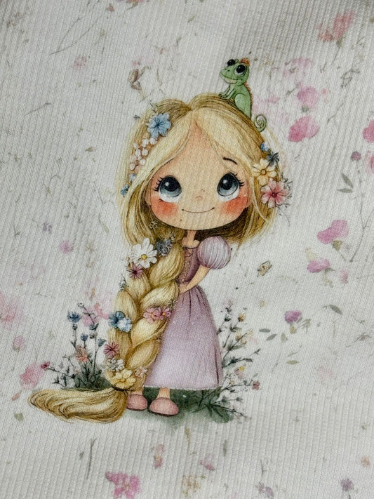 Rib Jersey Meterware "Märchenliebe"