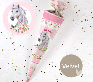 Personalisierte Schultüte "Horse Angel"