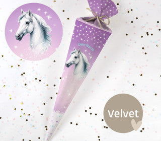 Personalisierte Schultüte "Horse Pearl - Starlight"