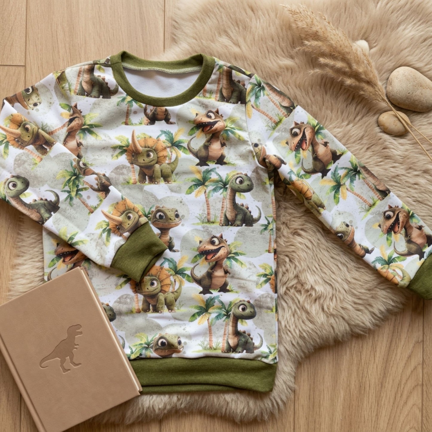 Dino Friends | Dino Stoff Meterware | Kinderstoff