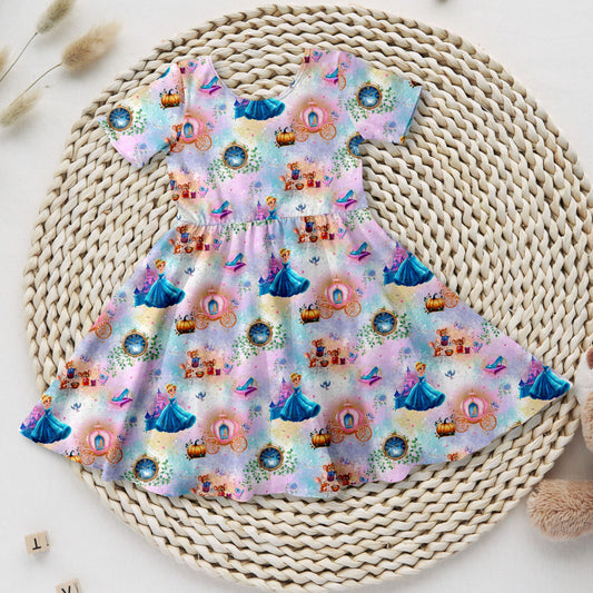 Drehkleid „Moonlight Princess" aus French Terry