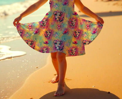 Drehkleid „Baby Leo" aus French Terry