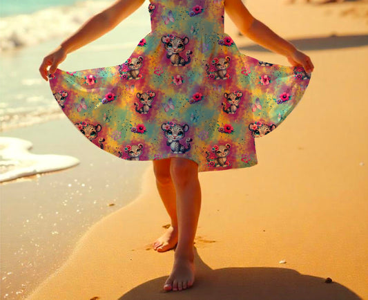Drehkleid „Baby Leo" aus French Terry