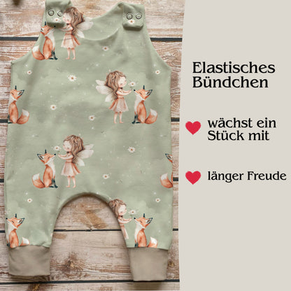 MHandmade Baby Strampler "Fee & Fuchs"