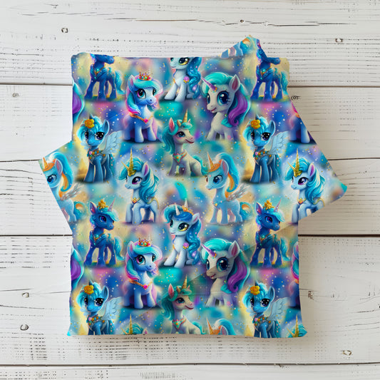 Stoffe Meterware "kleine Ponys" - Jersey oder French Terry