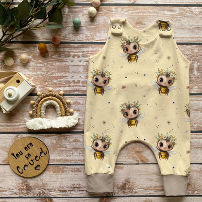 Stoffe Meterware „Honigsüß & Blumenfein" - Jersey oder French Terry