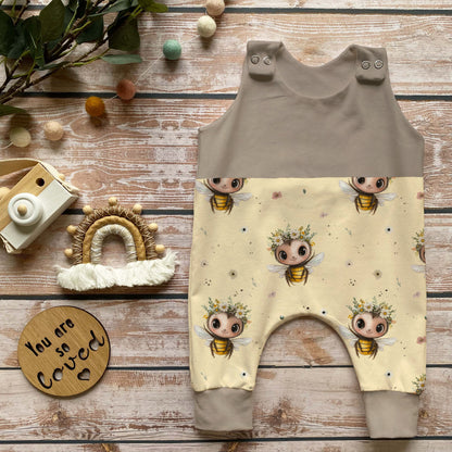 Stoffe Meterware „Honigsüß & Blumenfein" - Jersey oder French Terry