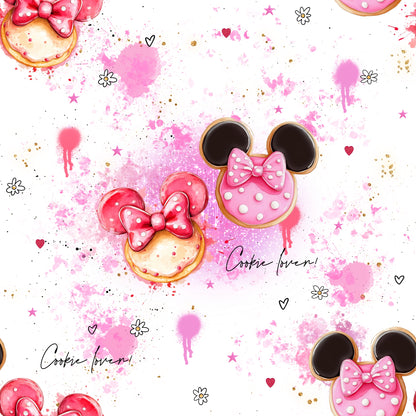 Rib Jersey "Cookie Lover" - Stoffe Meterware
