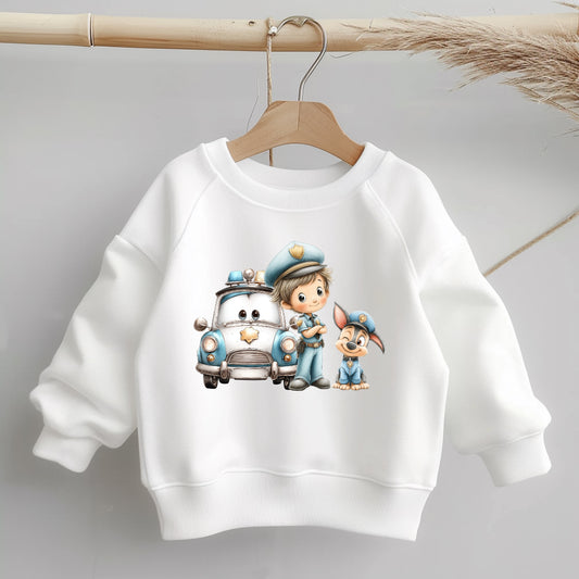 Bügelbild "Mini-Polizei im EInsatz"