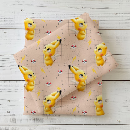 Stoffe Meterware "PikaPlüsch" - Jersey oder French Terry