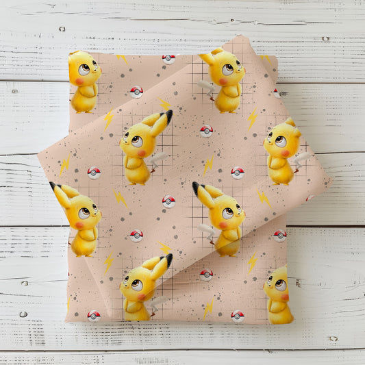 Stoffe Meterware "PikaPlüsch" - Jersey oder French Terry