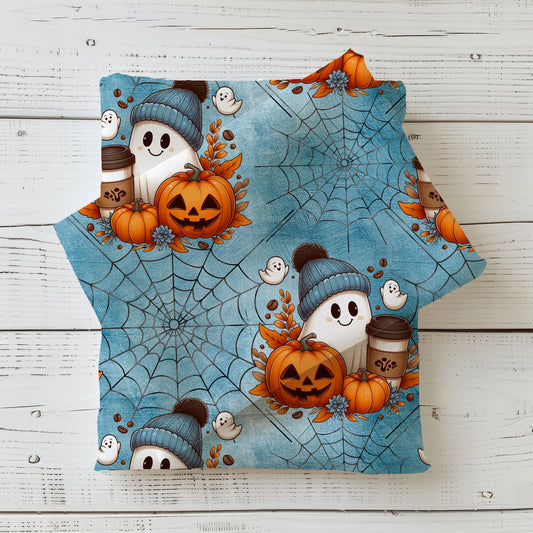 Stoffe Meterware " Spooky Autumn" - Jersey oder French Terry