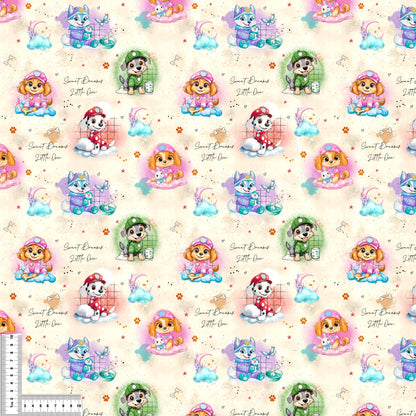Jersey & French Terry "Sweet Dreams Fellnasen" - Stoffe Meterware