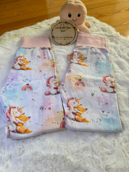 Stoffe Meterware "Einhorn & Fuchs" - Jersey oder French Terry