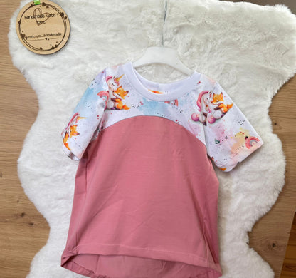 Stoffe Meterware "Einhorn & Fuchs" - Jersey oder French Terry